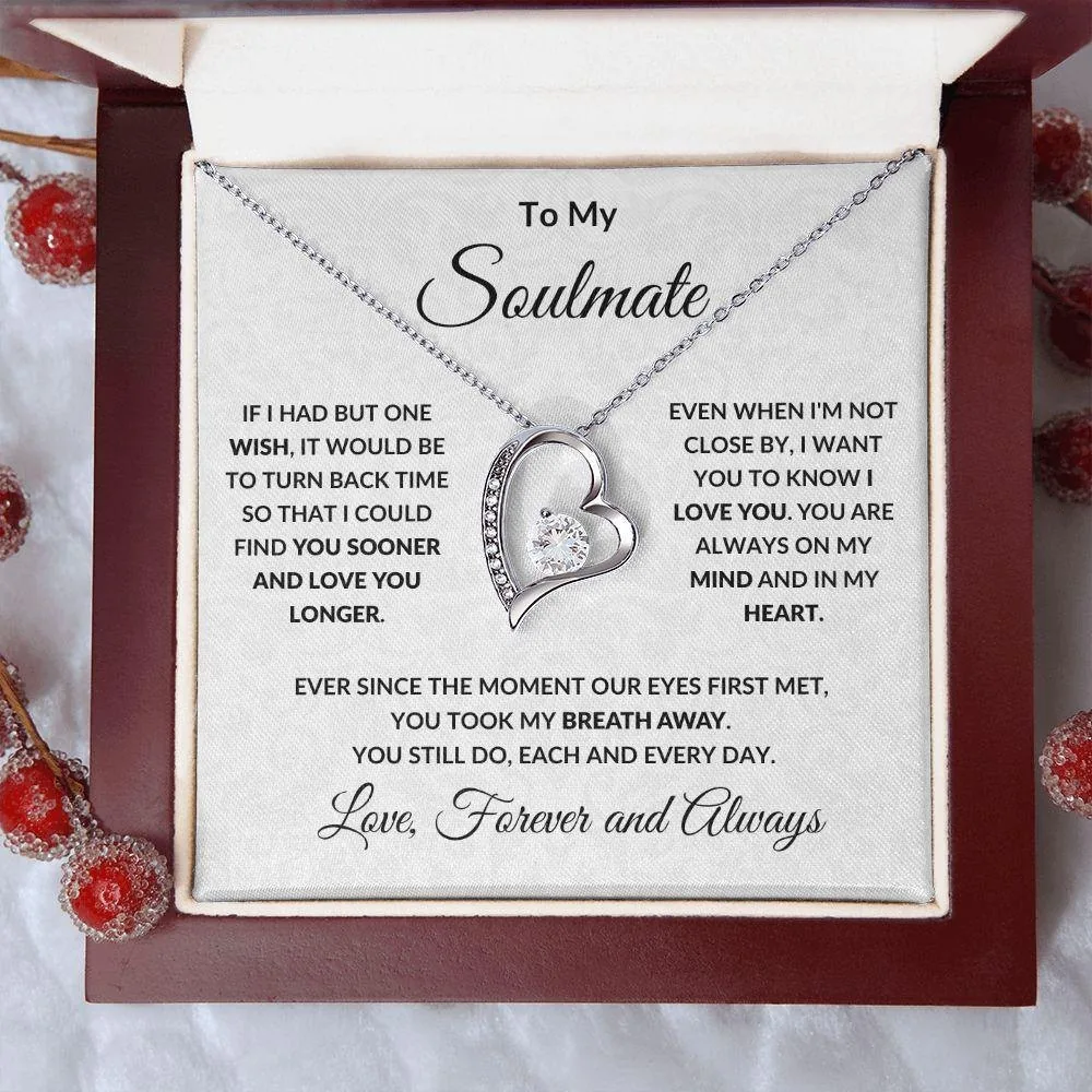 The Soulmate Necklace, the soulmate necklace