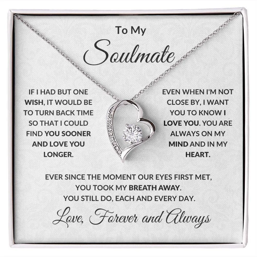 The Soulmate Necklace, the soulmate necklace